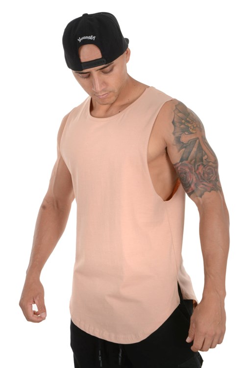 YoungLA 308 Muscle Tanks Salmon | 01429-PZUB