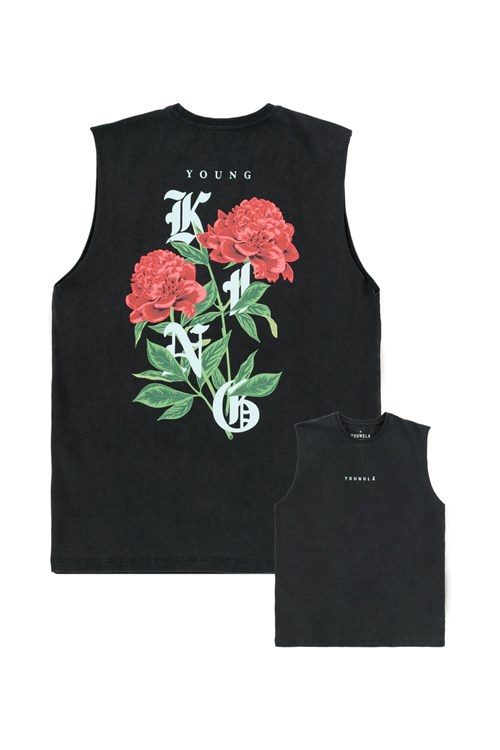 YoungLA 316 Young King Tanks Schwarz | 64031-WKRY