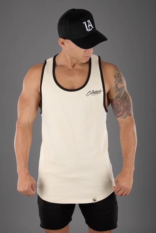 YoungLA 324 Classics Stringer Tank Off-White | 67504-YMKT