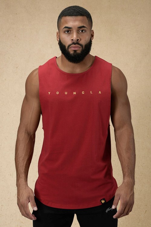 YoungLA 332 Infinity Muscle Tanks Rot | 35621-MVOF