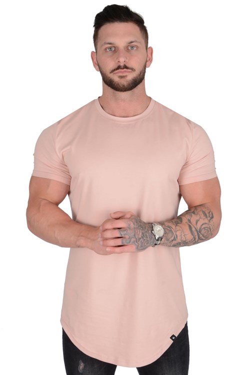 YoungLA 402 Perfect Tee - Scallop Bottom Salmon | 47159-JPIT