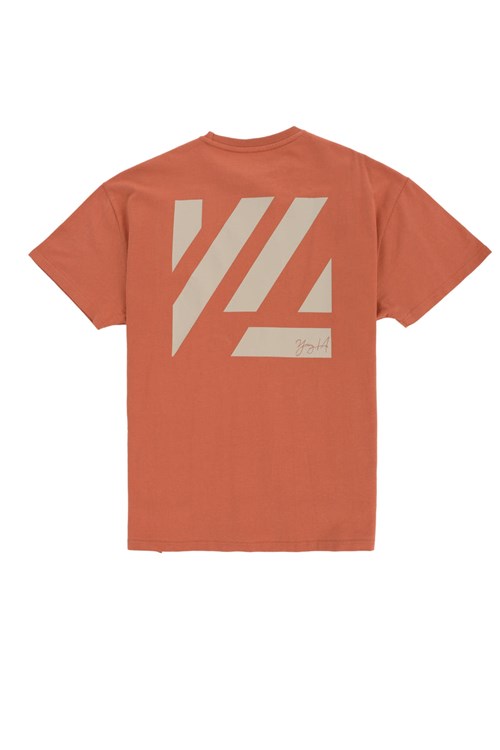 YoungLA 413 Oversized Bloc Shirts Orange | 85307-BGNH