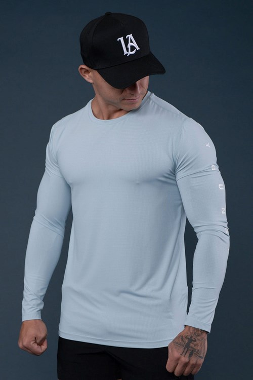 YoungLA 424 Zephyr Compression Long Sleeves Grün | 20158-UJYL