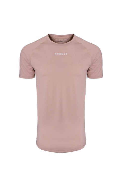 YoungLA 440 Performance Line Kurzes Sleeve Shirts Salmon | 87520-YFOH