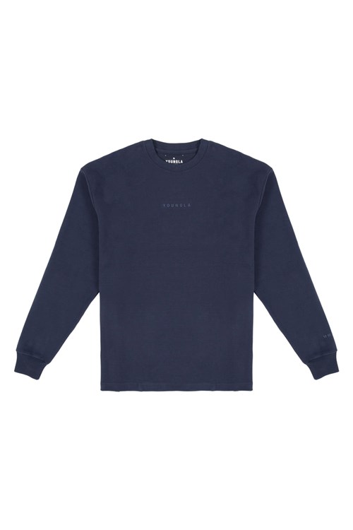 YoungLA 450 Cloud Foam Long Sleeves Navy | 84539-AWZS