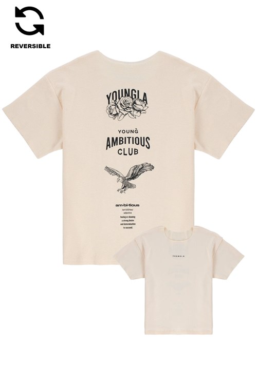 YoungLA 455 Reversible Immortal Tee Off-White | 82614-RGBW