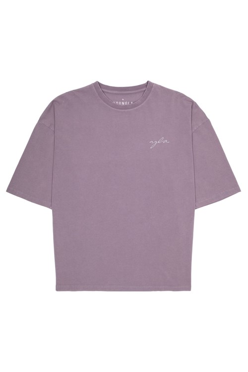 YoungLA 464 Skyline Super Sized Tees Lavendel Waschen | 17608-KMRS