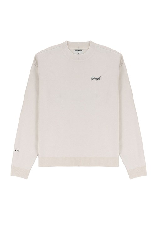 YoungLA 543 Essex Sweaters Off-White | 79325-RSTX