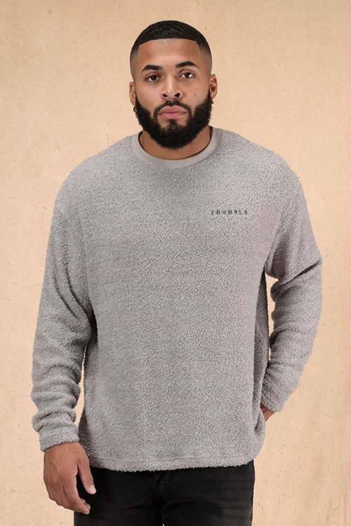 YoungLA 817 Cozy Longsleeves Grau | 86075-RKIM