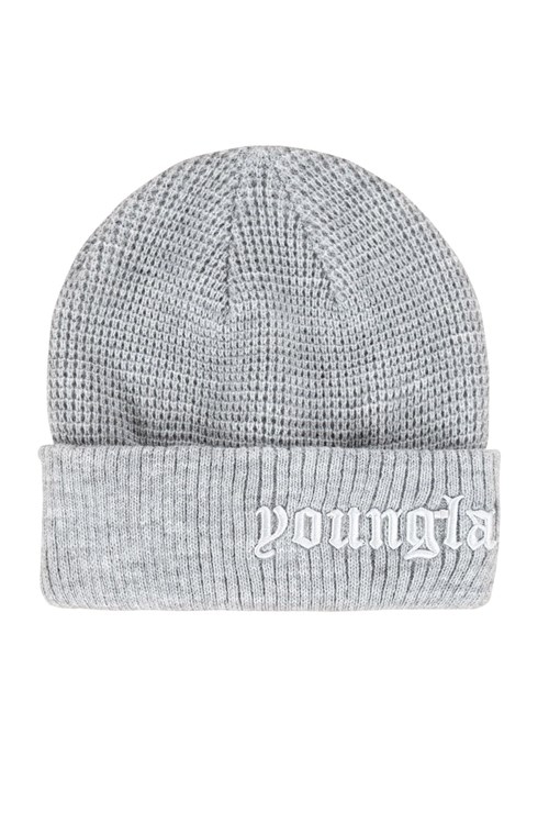 YoungLA 905 Testament Beanies Grau | 83276-IDGX