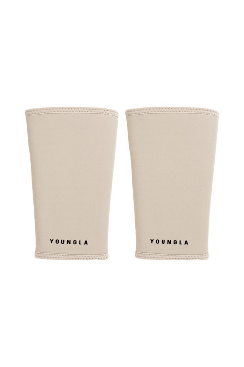 YoungLA 914 Knee Sleeves Tan | 60927-GBKI