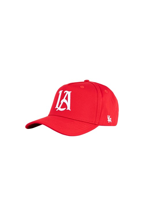 YoungLA 920 A-Frame LA Snapback Hat 2.0 Rot | 38621-WLMZ