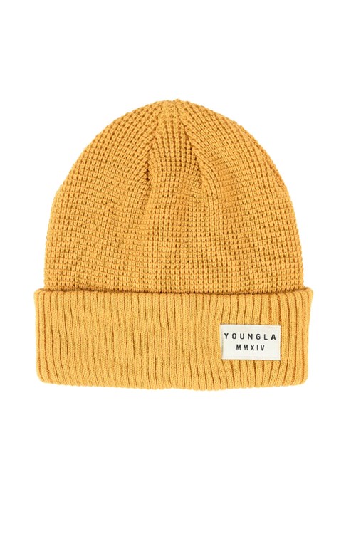 YoungLA 929 Cuffed Beanies Amber | 06748-IUVN