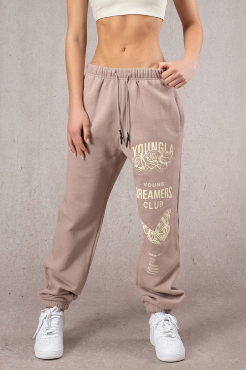 YoungLA W211 Dreamers Joggers Dusty Mauve | 32104-LZIJ