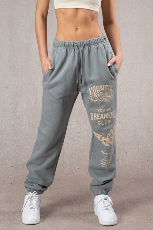 YoungLA W211 Dreamers Joggers Slate | 26945-WVDL